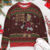 Let It Snu Let It Snu Zapp Brannigan Futurama Christmas Sweater, Funny Ugly Christmas Sweater