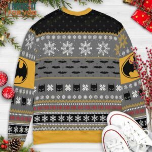 Jingle Bells Batman Smells Joker and Batman Dc Characters Sweater Vintage Ugly Christmas Sweaters 2