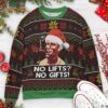 No Lifts No Gifts Arnold Schwarzenegger Ugly Sweater, Vintage Ugly Christmas Sweaters