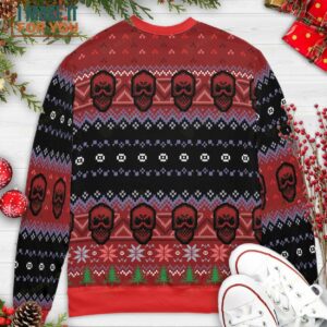 Sleigher Christmas Slayer Band Sweater Unique Ugly Christmas Sweater 2