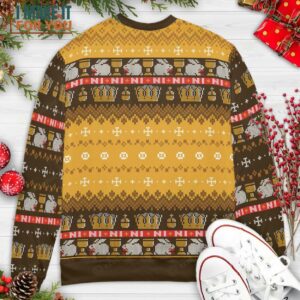 The Black Knight Scratch Monty Python Christmas Sweater Vintage Ugly Christmas Sweaters 2
