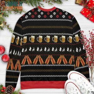 The Christmas Spirit Booze Michael Scott The Office Sweater Vintage Ugly Christmas Sweaters 2