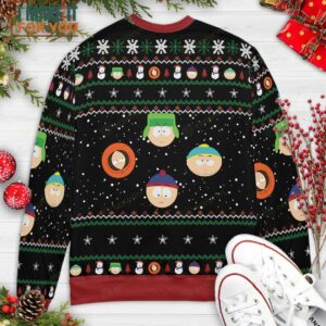 The true meaning of Christmas is present South Park Sweater Vintage Ugly Christmas Sweaters 2