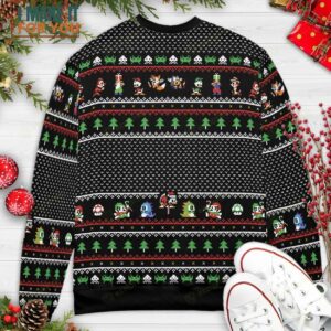 Twelve Games Of Christmas Nintendo Ugly Sweater Vintage Ugly Christmas Sweaters 2