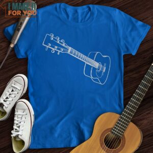 3D Guitar T Shirt Music Lover Graphic Tee 4
