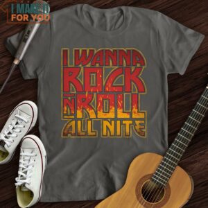 All Night T Shirt Gift for Music Lover 2