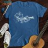 Bass Sketch T-Shirt, Awesome Gifts For Musicians