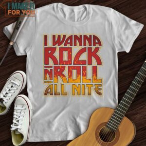 All Night T Shirt Gift for Music Lover 6