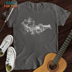 Bass Sketch T Shirt Awesome Gifts For Musicians 2