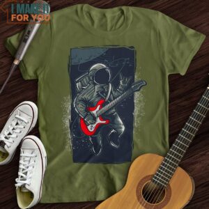 Astro Guitar T Shirt Music Gifts For Music Lovers 6