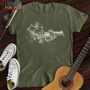 Bass Sketch T Shirt Awesome Gifts For Musicians 5