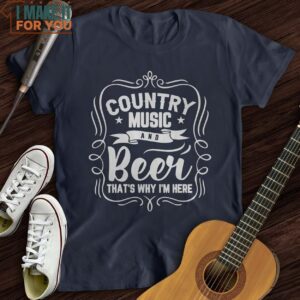 Beer and Country T Shirt Unique Gifts For Musicians 2