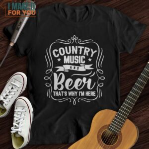 Beer and Country T Shirt Unique Gifts For Musicians 5