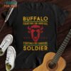 Buffalo Fighting Soldier T-Shirt, Christmas Gifts For Music Lovers