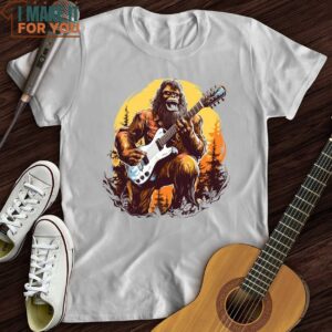Bigfoot Shredding T Shirt Christmas Presents For Musicians 5
