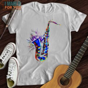 Blue Jazz Sax T Shirt Xmas Gifts For Music Players 4