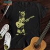 Cat Guitar T-Shirt, Music Lover Graphic Shirt