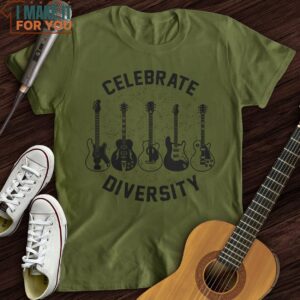 Celebrate Diversity T Shirt Music Lover Graphic Shirt 5