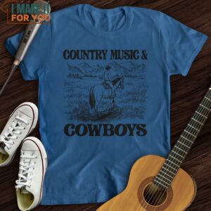 Cowboy Country T Shirt Music Lovers T Shirt for Sale 2