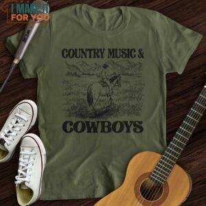 Cowboy Country T Shirt Music Lovers T Shirt for Sale 3