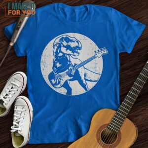Dinos Playing Guitar T Shirt Cool Music T Shirts 3