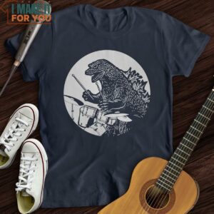 Dino Playing Drums T Shirt Cool Music T Shirts 3