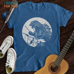 Dino Playing Drums T Shirt Cool Music T Shirts 4