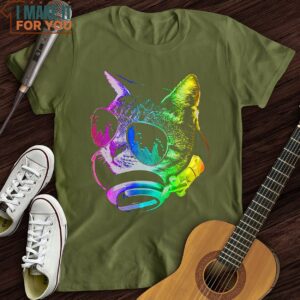 Disco Cat T Shirt Cool Music T Shirts 4