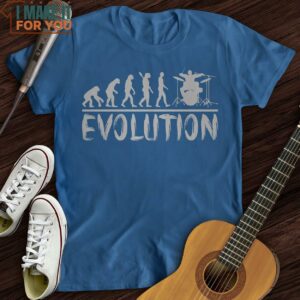 Drummer Evolution T Shirt Vintage Music Tee 3