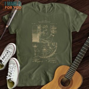 Drum Patent T Shirt Vintage Music Tee 5