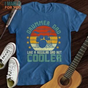 Drummer Dad T Shirt Vintage Music Tee 5