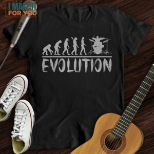 Drummer Evolution T Shirt Vintage Music Tee 4