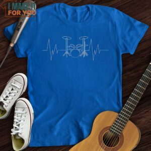 Drummer Heartbeat T Shirt Vintage Music Tee 3