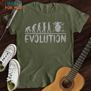 Drummer Evolution T Shirt Vintage Music Tee 5
