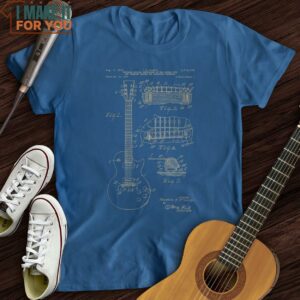 Gibson Guitar Patent T Shirt Music Graphic T Shirts 4