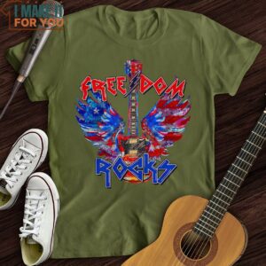 Freedom Rocks T Shirt Music Graphic T Shirts 6