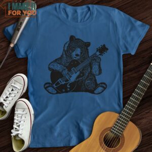 Guitar Bear T Shirt Music Graphic T Shirts 2