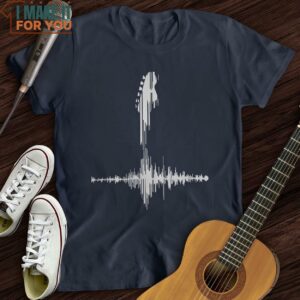 Guitar Frequency T Shirt Gift for Music Lover 2