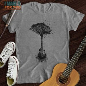 Guitar Roots T Shirt Gift for Music Lover 5