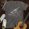 Guitar Sketch T-Shirt, Gift for Music Lover