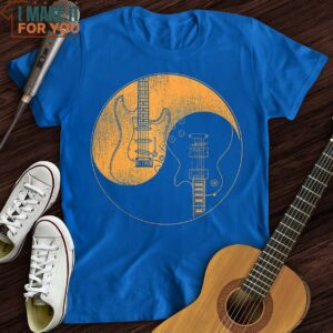 Guitars Yin Yang T Shirt Gift for Music Lover 4