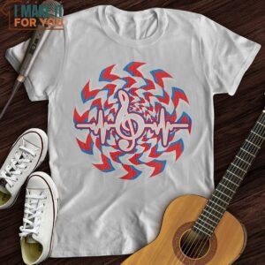 Heartbeat Music Note T Shirt Gifts for Musicians 4