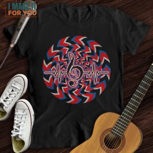 Heartbeat Music Note T Shirt Gifts for Musicians 5
