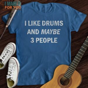 I Like Drums T Shirt Gifts for Musicians 3