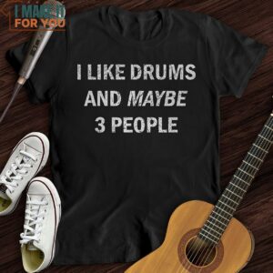 I Like Drums T Shirt Gifts for Musicians 4