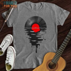 Melting Vinyl T Shirt Music Themed Gifts 2 1
