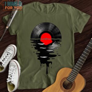 Melting Vinyl T Shirt Music Themed Gifts 4 1
