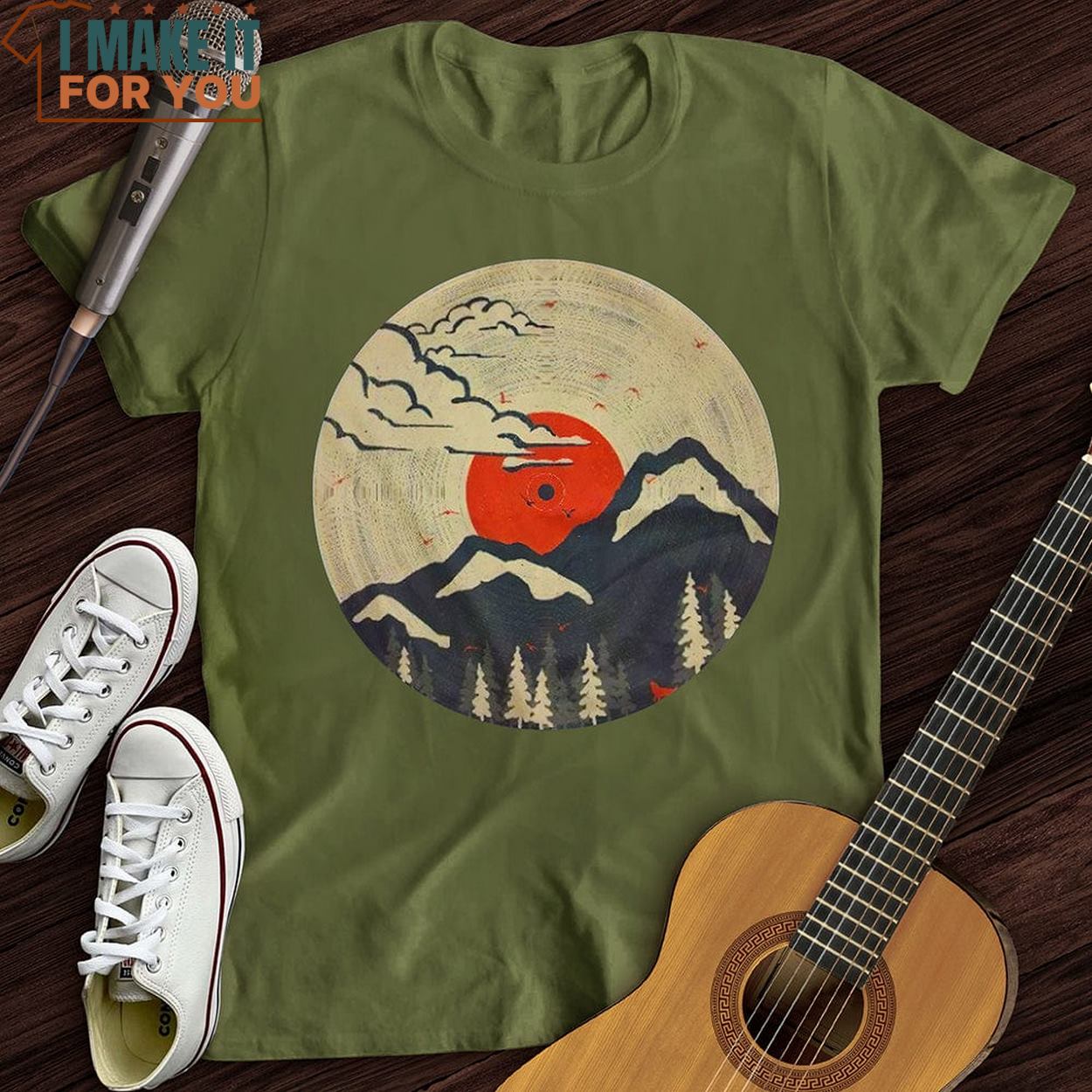Nature Record T-Shirt, Vintage Music Tee Nature Record T-Shirt, Vintage Music Tee