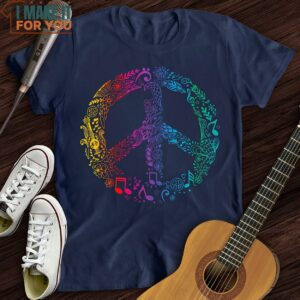 Peace Sign T Shirt Gift for Music Lover 3 1