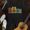 Rainbow Speakers T-Shirt, Music Lover Graphic Tee